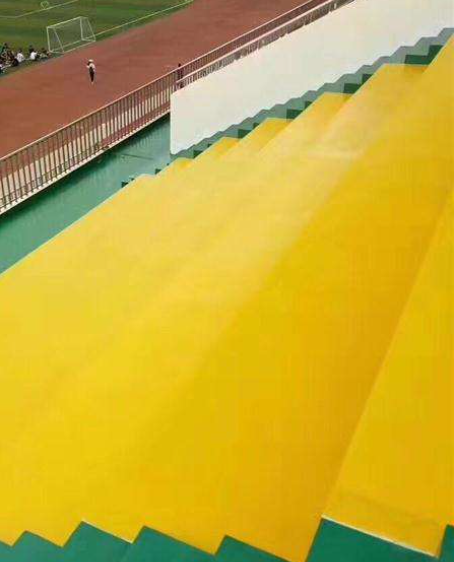 城阳球场台阶翻新修补改造